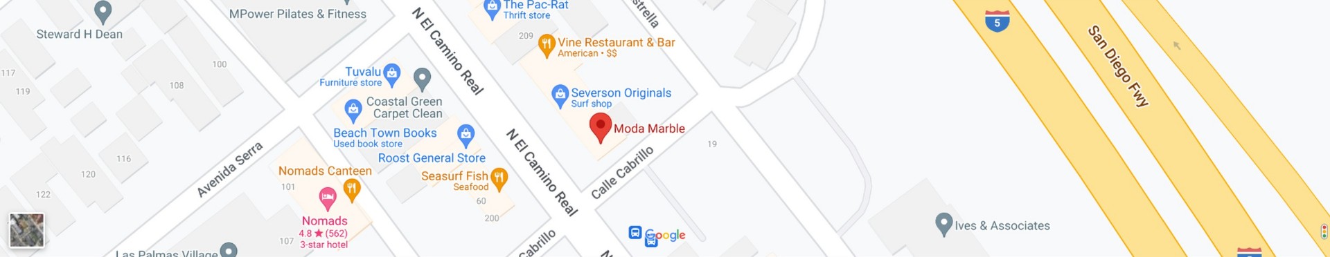 Moda Marble location